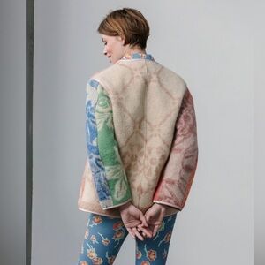 Carleen Multicolor Patterned Liner Jacket, XS